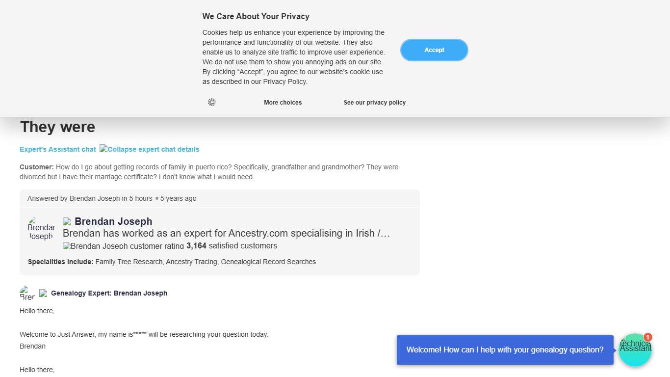 How do I go about getting records of family in puerto rico? Specifically, grandfather and grandmother? They were